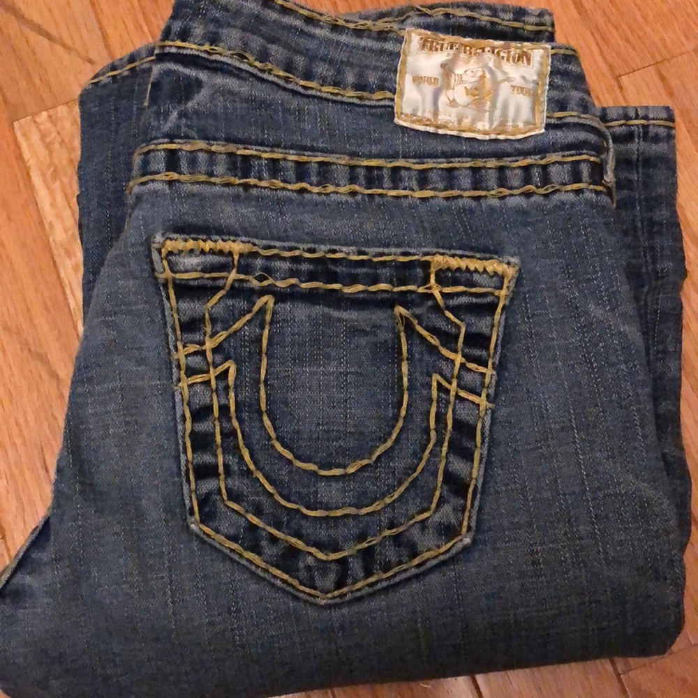 True Religion Big Stitch Jeans 29x33